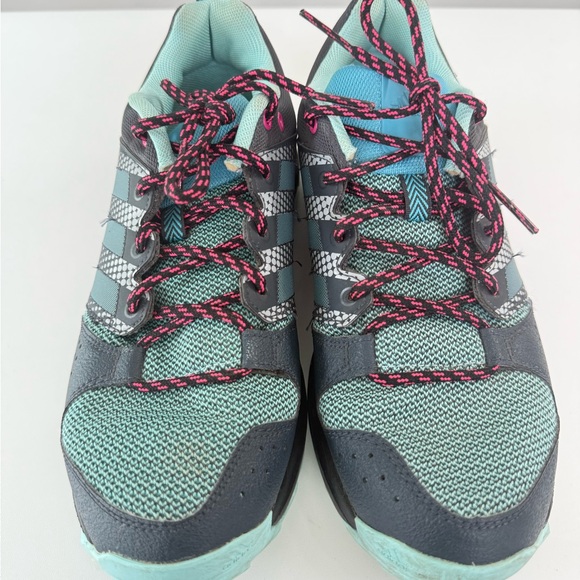 Adidas Galaxy Trail Women’s Running Shoes – Aqua & Charcoal Size 8 - Picture 6 of 9